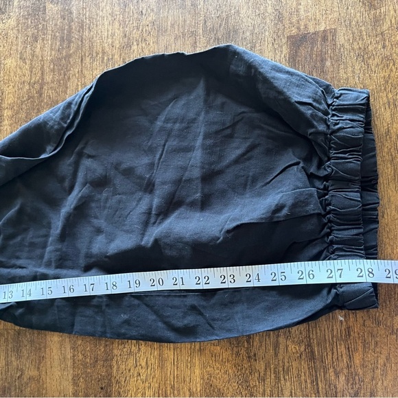 Pilcro by Anthropologie Black Linen Joggers Size 30 - Picture 8 of 8